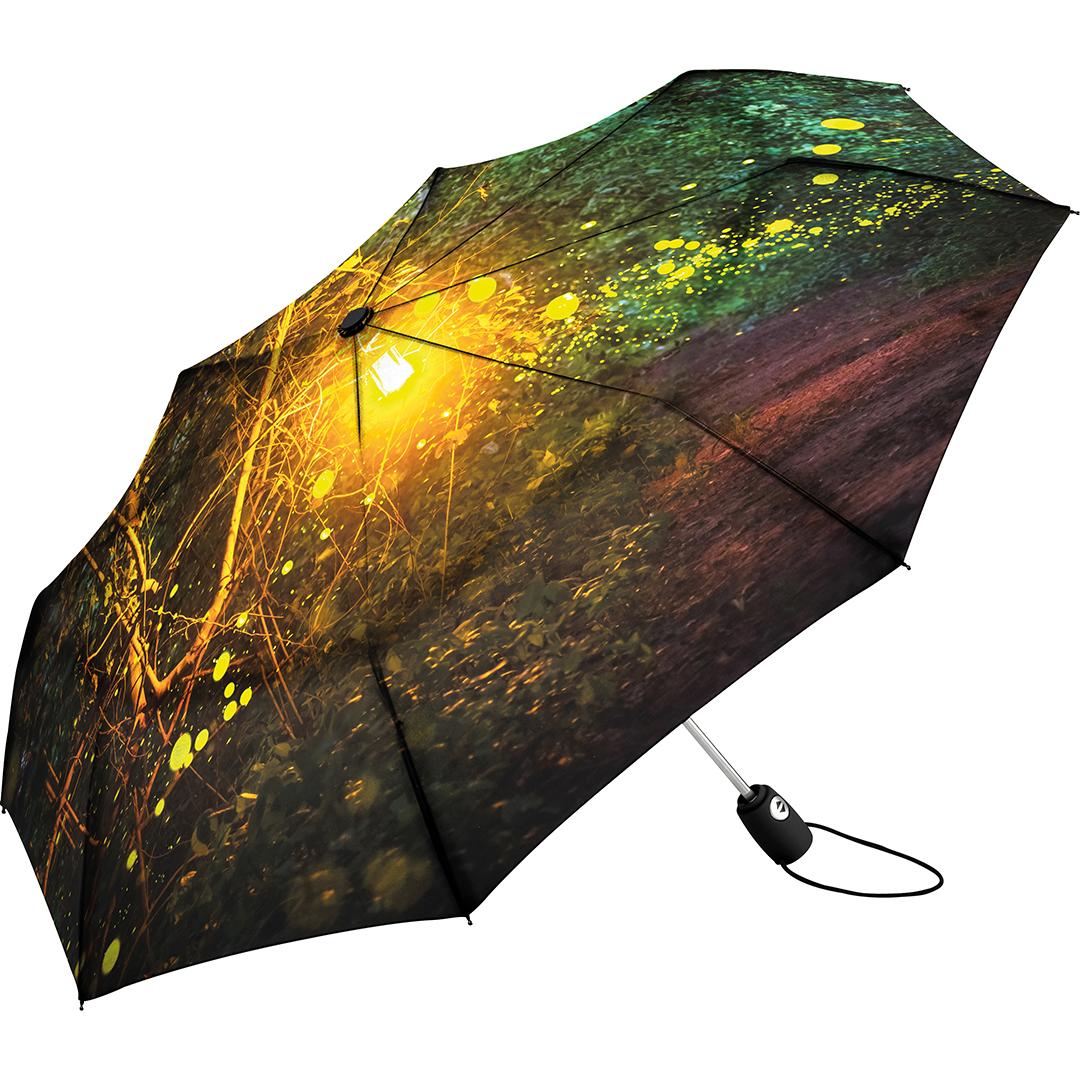 Taschenschirm mit fotorealistischem Allover-Druck